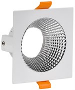 IEK Светильник 4110 встр. поворотн. GU10 белый/хром пласт. LT-UVB0-4110-GU10-1-K23