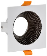 IEK Светильник 4110 встр. поворотн. GU10 белый/шокол. пласт. LT-UVB0-4110-GU10-1-K30