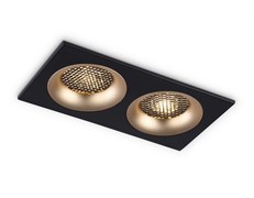 Ambrella Светильник встраиваемый TN102735/2 BK/GD черный/золото GU5.3 175*92*23 TN102735