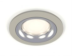 Ambrella Комплект встраиваемого светильника XC7623003 SGR/PSL серый песок/серебро полированное MR16 GU5.3 (C7623, N7012) XC7623003