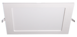 Jazzway Светильник PPL-S 18W 6500K IP40 WH 220мм встр/квадр .5009752A