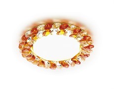 Ambrella Встраиваемый точечный светильник G206 TI/G золото/янтарный GX53 G206 TI/G