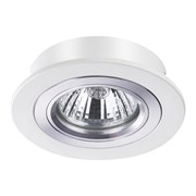 Novotech NT18 076 белый Встраиваемый светильник IP20 GX5.3 50W 12V MORUS 370390