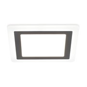 Ambrella Встраиваемый cветодиодный светильник с подсветкой DCR390 3W+3W 4200K+4200K 220-240V 105*105*20 (A75*75) DCR390