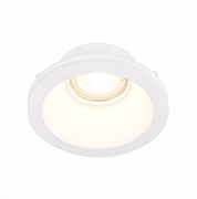 ST Luce ST254.308.01 Св-к встр. из гипса белый GU10 1*50W  IP20 D120xH50 180-240V Без ламп ST254.308.01