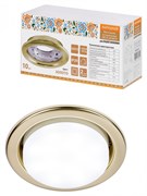 TDM Светильник встраиваемый СВ 01-08 GX53 220 В 50 Гц, золото, 10 шт/уп, Народный SQ0359-0107