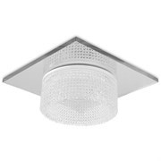 Ambrella Встраиваемый точечный светильник TN355 CH/CL хром/прозрачный GU5.3+3W (LED WHITE) 95*95*45 TN355