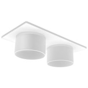 Ambrella Встраиваемый точечный светильник TN330/2 vWH белый песок GU5.3 182*92*60 TN330