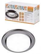 TDM Светильник встраиваемый СВ 01-08 GX53 220 В 50 Гц, черный хром, 10 шт/уп, Народный SQ0359-0105