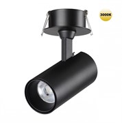 Novotech 359224 SPOT NT23 267 черный Светильник встраиваемый светодиодный IP20 LED 15W 220V 1440Лм 3000К SELENE 359224