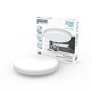 Gauss Светильник встраиваемый Elementary Adjuastable Frameless модель FL круг 22W, 2200lm, 4000K, Ø167mm, монтаж 55-135, 1/40 9034460224