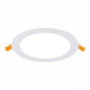 ST Luce ST209.548.12 Светильник встраиваемый Белый LED 1*12W 4000K 816Lm Ra80 110° IP20 D170xH8 90-265V ST209.548.12