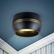 Встраиваемый светильник под лампу GX53 KL81 BK/GD черный/золото Б0049009 pe709905