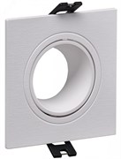 Светильник 4101 встраиваемый MR16 квадрат пласт. бел. LT-UVB0-4101-GU05-1-K01 pe654774