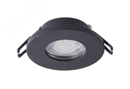 Светильник встраиваемый влагозащищенный WR3 BK MR16/GU5.3 IP44 черн. Б0054367 pe708614