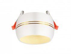 Встраиваемый светильник под лампу GX53 KL81 WH/GD белый/золото Б0049010 pe734478