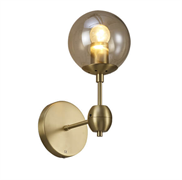 NEWPORT Бра, Brass Amber glass  5800 5801/A  20х13х30 cm E27 1х5W М0057178