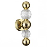 Odeon Light 5008/7WL L-VISION ODL23 419 золотой/прозрачный/металл/акрил Бра LED 7W 4000K 380Лм CRYSTAL 5008/7WL