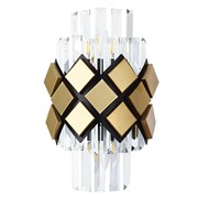 Arte Lamp A1039AP-2BK AMELIA Бра, черный/золото/хрусталь A1039AP-2BK