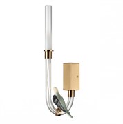 Odeon Light 5431/2WL L-VISION ODL_EX24 11 золотой(под латунь)/белый градиент/беж./зеленый/ металл/стекло/керамика Бра LED 2W 4000K LARK 5431/2WL