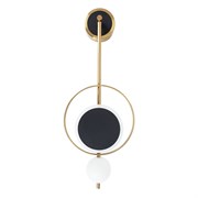 Arte Lamp A2604AP-7BK POLARIS Бра LED, черный/золото/металл/акрил A2604AP-7BK