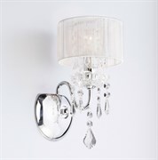 Eurosvet Бра 2045/1 хром/белый 00000053358