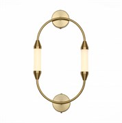 ST LUCE  SL6004.301.02 Бра Латунь/Белый LED 2*4W 3000K SL6004.301.02