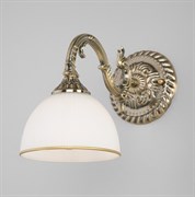 Eurosvet Классическое бра со стеклянным плафоном 60106/1 античная бронза a045754