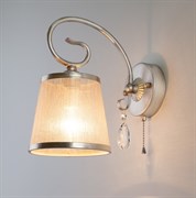 Eurosvet Бра с абажуром 60065/1 серебро 00000082041