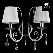 Arte Lamp Romana Snow Белый Бра 40W E14 A1743AP-2WH