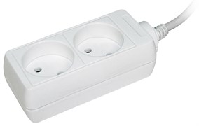 IEK Удлинитель У2 2 места 2Р/3 метра 2х0,75мм2 10А/250 WYP10-06-02-03-N