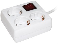 IEK Удлинитель У-С03К-выкл. 3 места 2Р+PЕ/3метра 3х1мм2 16А/250 WYP30-16-03-03-ZK-N