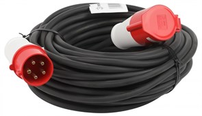 ЭРА Удлинитель силовой ЭРА IND380-U-1e-5x2,5-30m-IP44 на 380В в бухте 1 розетка CEE 5P 30м КГ 5х2,5 32A IP44 Б0057295