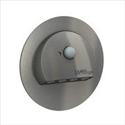 Zamel Светильник RUBI Сталь/Нейтр.бел. в монт.коробку, 230V AC с датчиком движения 09-226-27