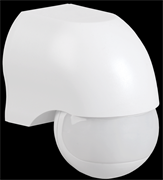 IEK Датчик движения ДД 010 белый, макс. нагрузка 1100Вт, угол обзора 180град., дальность 10м, IP44 LDD10-010-1100-001