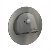 Zamel Светильник RUBI Сталь/Хол.бел. в монт.коробку, 230V AC с датчиком движения 09-222-21