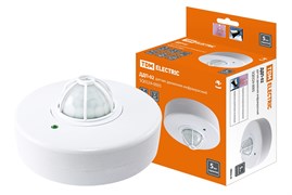 TDM Датчик движения ДДП-02 1100Вт, 5-480с, 2-12м, 5+Лк, 160(сбоку)+360(сверху) гр, IP33 SQ0324-0005