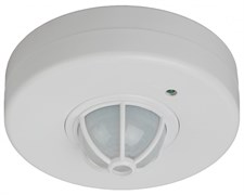 ЭРА MD 017 Датчик движения Датчик движения белый, максимальная нагрузка 1200Вт, угол обзора 180-360 градусов Б0043794