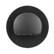 Zamel Светильник RUBI Чёрный/Нейтр.бел. в монт.коробку, 230V AC с датчиком движения 09-226-67