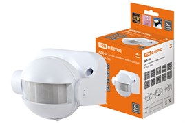 TDM Датчик движения ДДС-02 1100Вт, 5-480с, 12м, 5+Лк, 180гр, IP44 SQ0324-0007