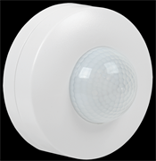 IEK Датчик движения ДД 027 белый 1200Вт 360гр 12м IP20 LDD11-027-1200-001