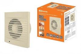 TDM Вентилятор бытовой настенный 120 С-1, слоновая кость SQ1807-0111