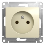 GLOSSA РОЗЕТКА без заземления, БЕЖЕВЫЙ GLOSSA РОЗЕТКА без заземления, БЕЖЕВЫЙ