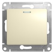 GLOSSA 1-клавишный ПЕРЕКЛЮЧАТЕЛЬ с подсветкой, сх.6а, БЕЖЕВЫЙ GLOSSA 1-клавишный ПЕРЕКЛЮЧАТЕЛЬ с подсветкой, сх.6а, БЕЖЕВЫЙ