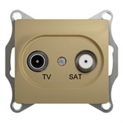 GLOSSA TV-SAT РОЗЕТКА проходная 4DB, ТИТАН GLOSSA TV-SAT РОЗЕТКА проходная 4DB, ТИТАН
