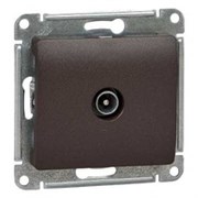 GLOSSA TV РОЗЕТКА проходная 4DB, механизм, ШОКОЛАД GLOSSA TV РОЗЕТКА проходная 4DB, механизм, ШОКОЛАД
