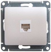 GLOSSA РОЗЕТКА компьютерная RJ45 кат.5E, механизм, ПЕРЛАМУТРОВЫЙ GLOSSA РОЗЕТКА компьютерная RJ45 кат.5E, механизм, ПЕРЛАМУТРОВЫЙ