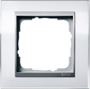 Рамка 1-пост, Gira Event Clear для центральных вставок "алюминий" цвет песка