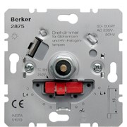 2875 Поворотный диммер с "Soft"-регулировкой  Домашняя электроника Berker