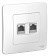 SE Blanca внутр Бел Розетка 2-ая компьютерная RJ45